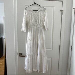 Doen White Lace Dress